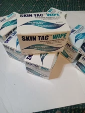 Torbot MS407W Skin-Tac Adhesive Barrier Wipes - 50 Per Box