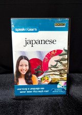 Speak  Learn Japanese Language Tutorial PC Software Sealed New