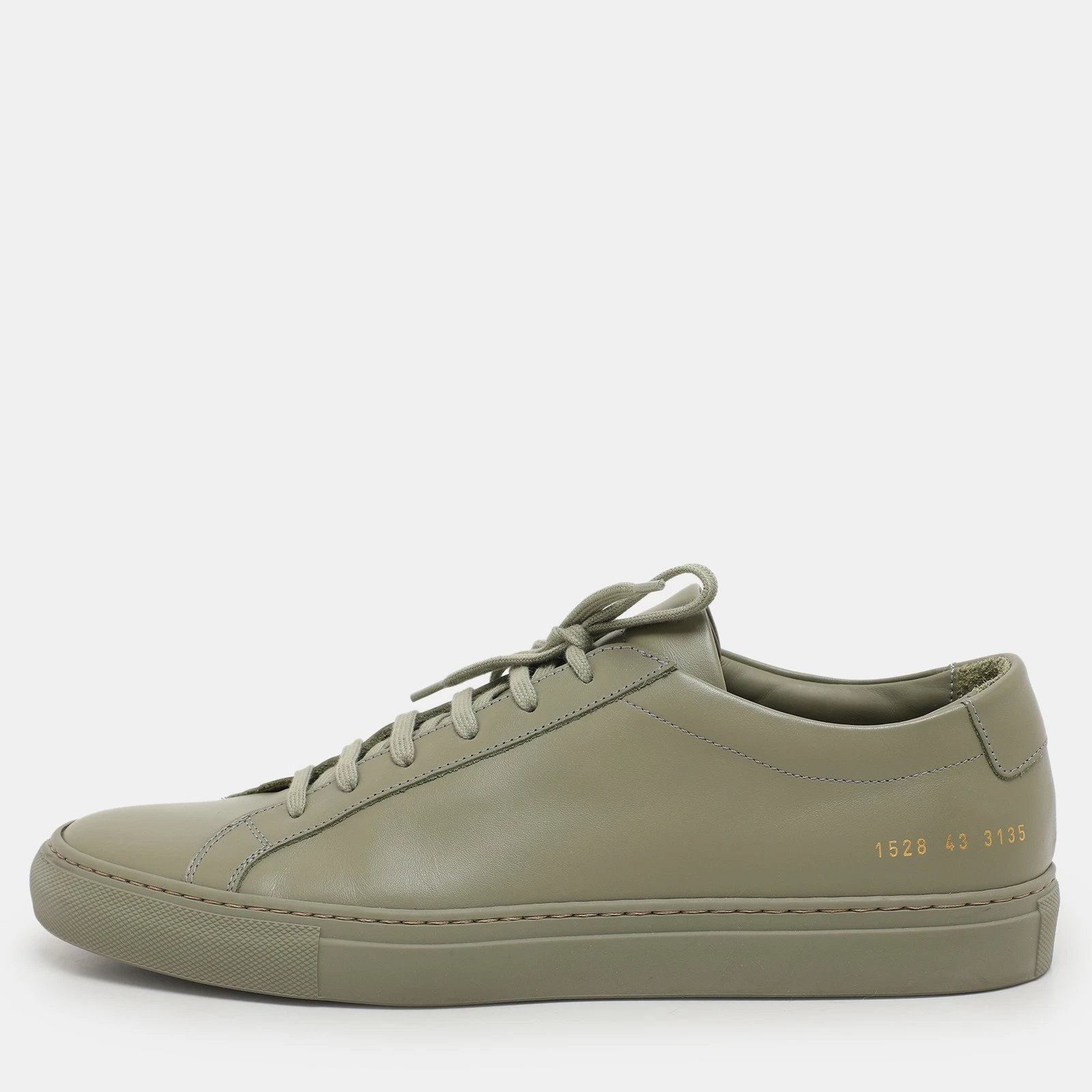Common Projects Sneaker stringate Achille in pelle verde taglia 43