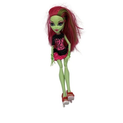 Monster High Venus McFlytrap Doll With Pink Outfit & Red Shoes Pre-Owned