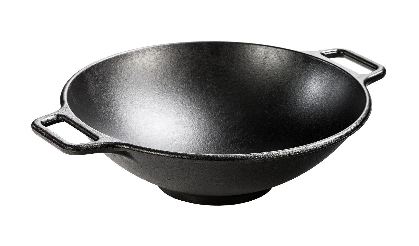 14" Seasoned Cast Iron Wok - Durable, Versatile Cookware for Stir-Frying & Seari