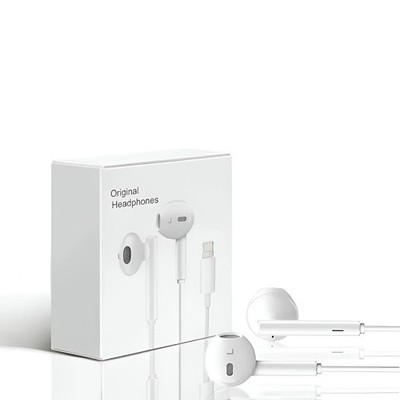 Original Apple Lightning Earphones For iPhone 8 X 12 13 11 14 PRO Max Headphones