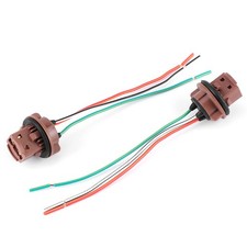 2 Pieces Of Car Brake Light Running Lamp Wiring Harness Plug 7443 7444 T20 LNVH