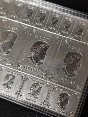 2021 2 oz .9999 Silver Maple Flex Bar Royal Canadian Mint
