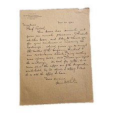 James DeKay ALS 1900 - Editor Nat’l Cyclopaedia - Carta literaria sobre autoría