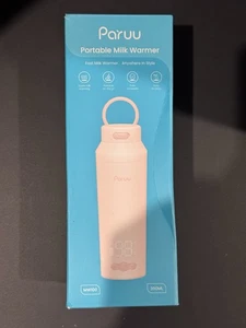Paruu Portable Milk Warmer Digital Temperature Display Baby Bottle Warmer