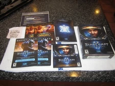 2010 Starcraft 2 Wings Of Liberty Video Game Box Set W/CD MANUAL + OUTER BOX