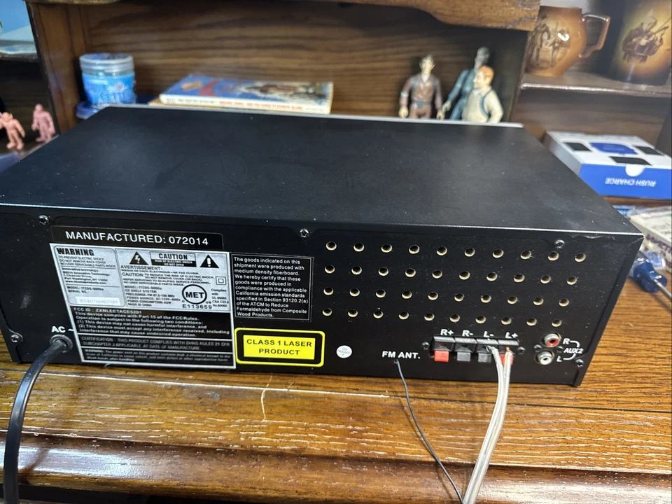 Innovative Technology ITCDS-5000a Radio/CD/Bluetooth Base Unit And Speakers WORK - Image 4 of 4