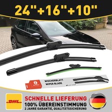 Für Bosch A555S Scheibenwischer vorne + hinten passend für VW Polo Polo Van UP