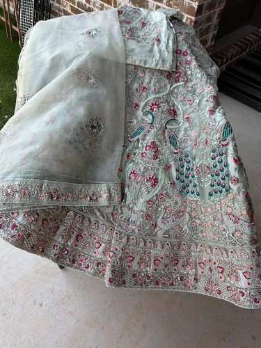 LEHENGA CHOLI INDIAN BOLLYWOOD WEDDING PARTY PAKISTANI WEAR READYMADE
