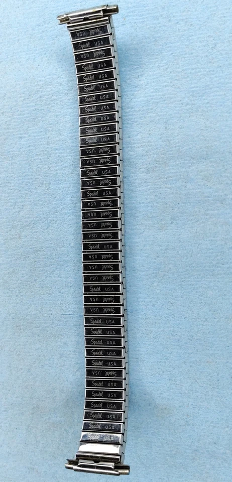 B3 men Vintage Speidel Expansion Stretch Fancy Watch Band Fits 16-22mm - Image 2 of 4