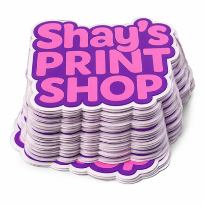 Custom Die Cut Stickers | Glossy Vinyl | Any Logo | 2 -5  (10,  25, 50pcs)