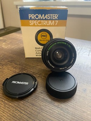Promaster MC 28mm F/2.8 Wide Angle Lens for Canon FD Mount w/ Caps