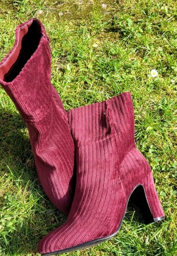 Damen Stiefelette Damenschuhe weinrot🧡Größe 40🧡 Neu