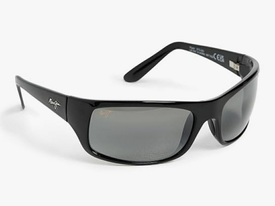Maui Jim PEAHI GLOSS BLACK 202-02 POLARIZED SUNGLASSES FAST FREE SHIPPING