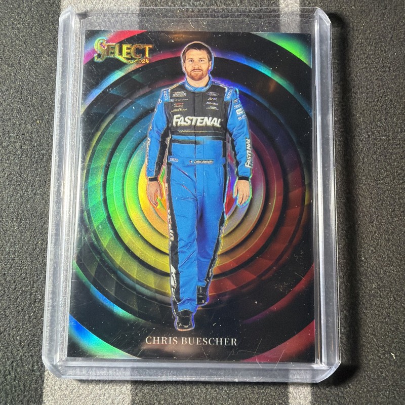 2024 Panini Select NASCAR SSP Color Wheel Chris Buescher SUPER RARE CASE HIT