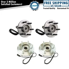 Wheel Hub Bearings Assembly Set Front & Rear Fits Ford Lincoln