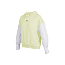 Nike Embroidered Logo Color-Blocked Retro Sports Sweatshirt for Women