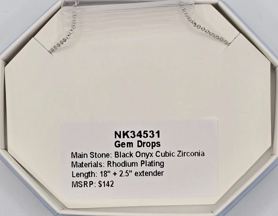 Collar Bomb Party NK34531 gotas de gemas Foto 2 de 2