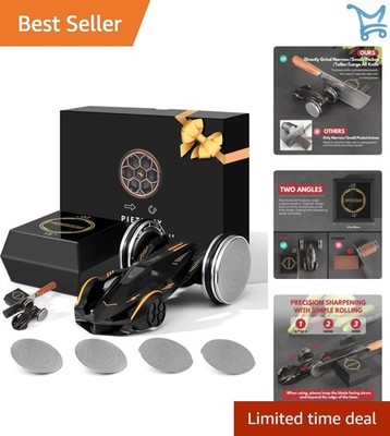Kitchen Knife Sharpening Kit Whetstone Safer Downward Design Versatile