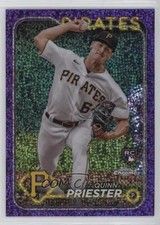 2024 Topps Chrome Purple Speckle Refractor /299 Quinn Priester #55 b4d