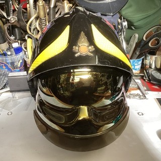 Sicor Helm italienische Feuerwehr Sapeur pompier Firefigther ausgemustert