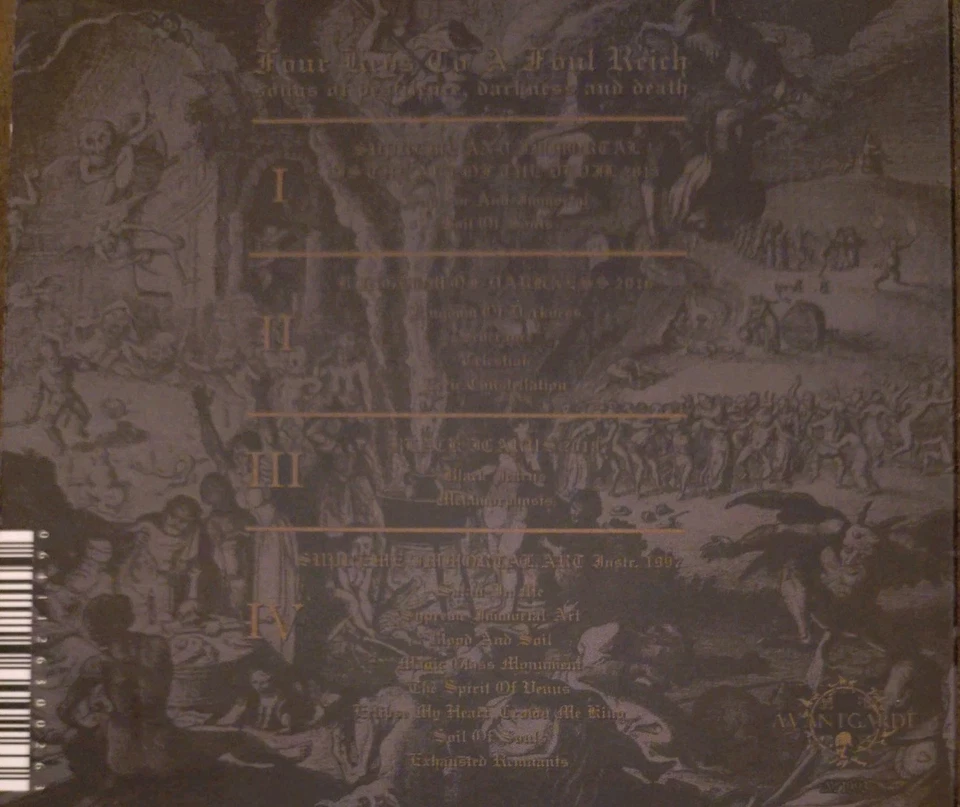 ABIGOR FOUR KEYS TO A FOUL REICH black Metal Digi 1pres CD Limbonic Art Emperor - Bild 4 von 4