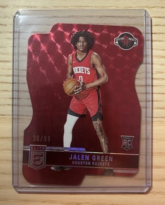 Jalen Green Panini Donruss Elite 2021-22 Houston Rockets /99 Rookie Aspirations