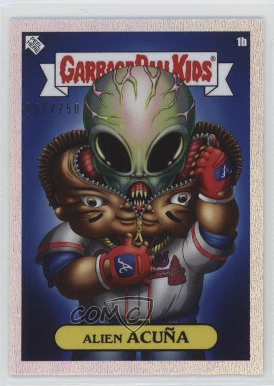 2022 MLB x Garbage Pail Kids: Series 2 Alex Pardee Ronald Acuna Jr Alien 12ui