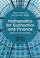 Mathematics For Economics And Finance Martin Anthony (U. A.) Taschenbuch 2024