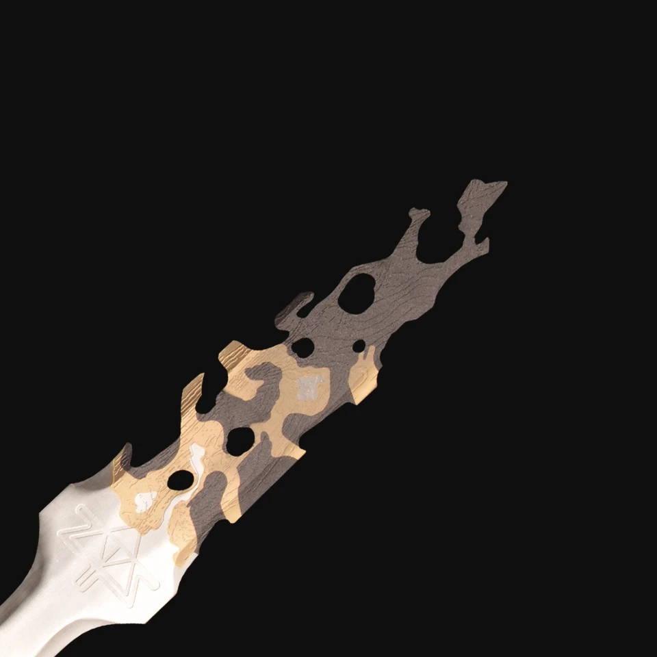 Zelda Master Sword Broken Sword Blue Metal, Anime Game Cosplay Skyward Sword. - Image 2 of 4