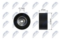 Spannrolle Keilrippenriemen NTY RNK-HD-024 FüR Honda Accord 7 CL CN Tourer CM CR