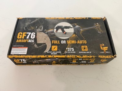 OPEN BOX . Gf 76 Airsoft Aeg Game Face Ak 375 Fps No Battery!