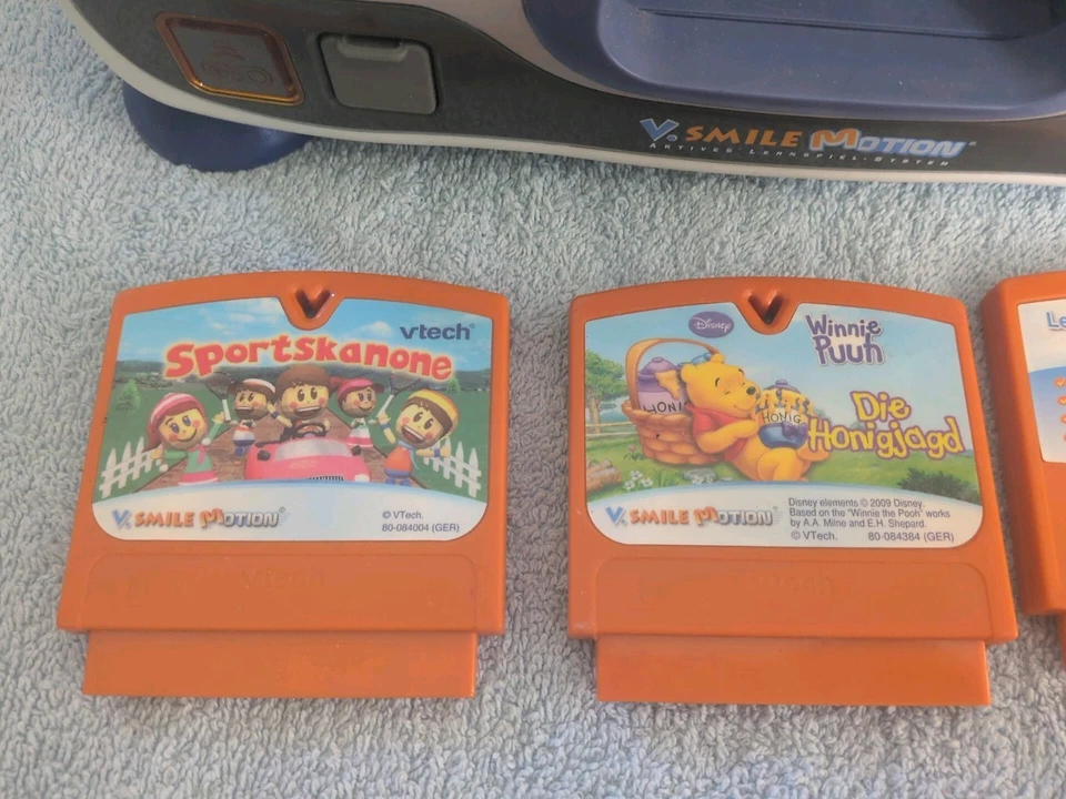 VTech Smile Motion Konsole mit 3 Spiele - Bild 2 von 4