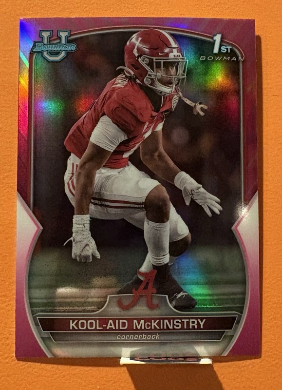 2022 Bowman U Chrome Pink Refractor Kool-Aid McKinstry #14