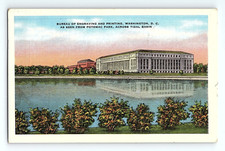 Bureau Of Engraving And Printing Tidal Basin Washington D.C. Vintage Postcard