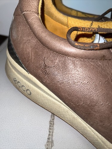 ECCO Biom Natural MotionGRIP Yak Leather Golf Shoes, size 45 brown - Picture 6 of 8