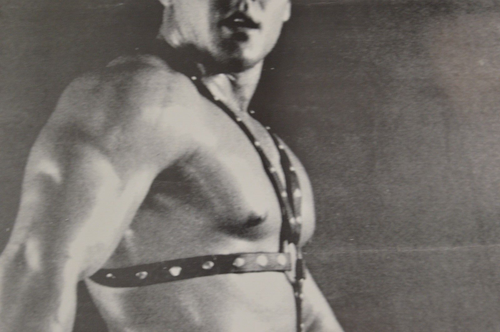 Póster artístico vintage Gregg Strom en blanco y negro desnudo interés gay 1989 culturista erótico - Imagen 6 de 13