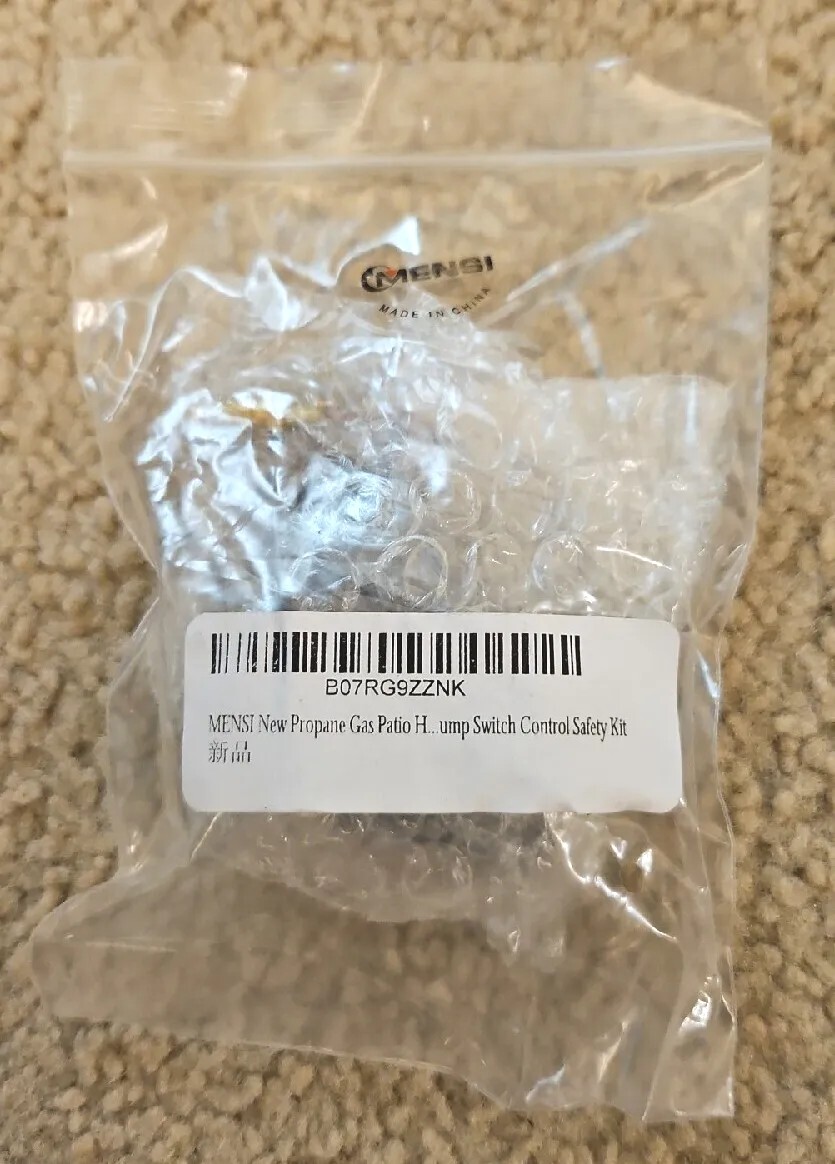 Safety Propane Gas Patio Heater Thermocouple & Anti Tilt Dump Switch