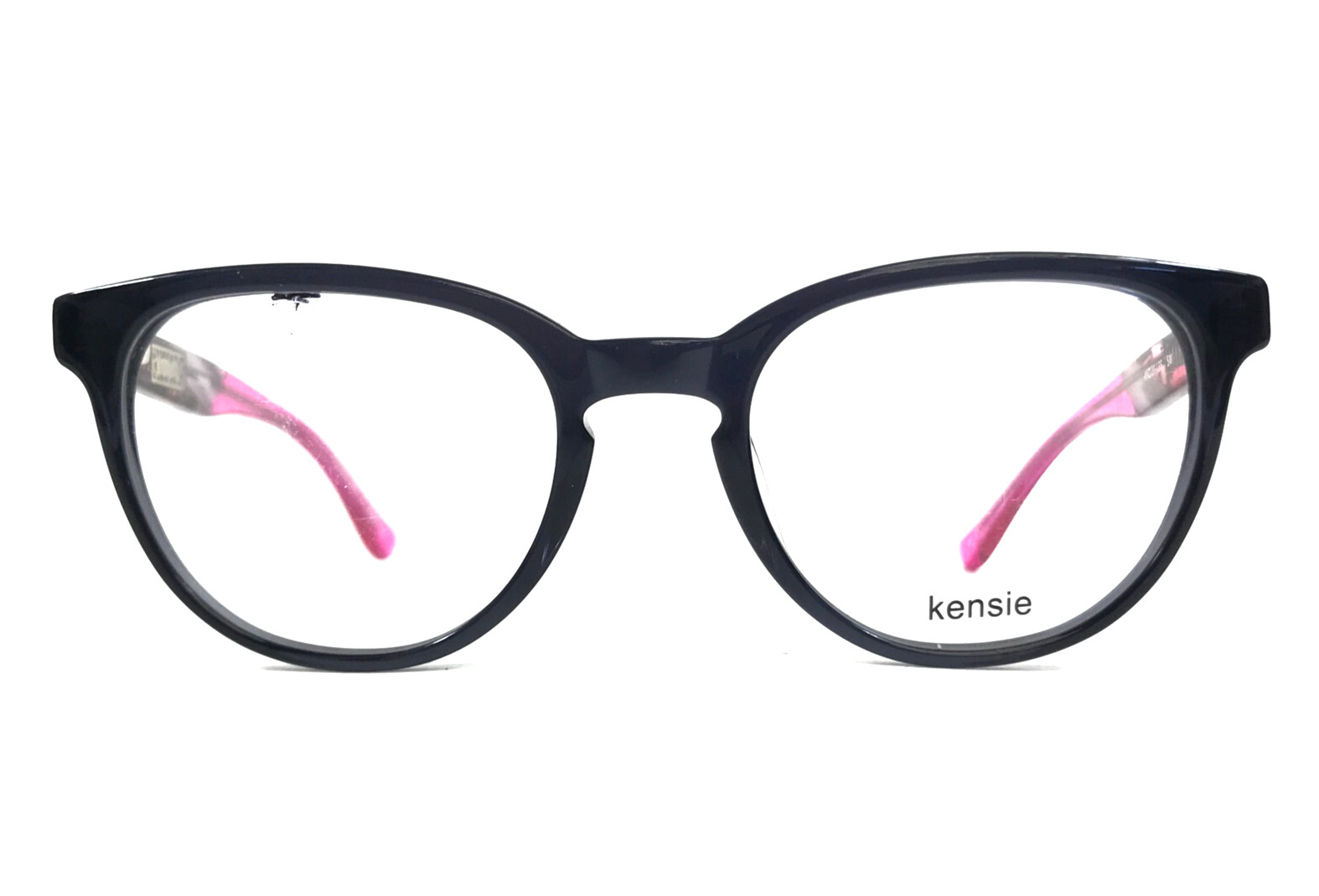 Оправа для очков Kensie Girl в модной оправе SM Smoke Black Pink Cat Eye 49-20-135