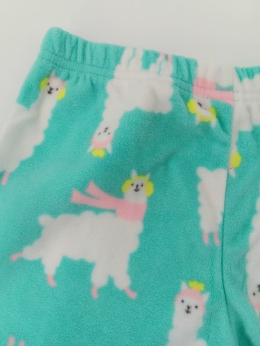 Carter's Girl's Winter Llama 2PC Pajama Set Fleece Pants Pink Size 5 NWT AF12 - Picture 5 of 8