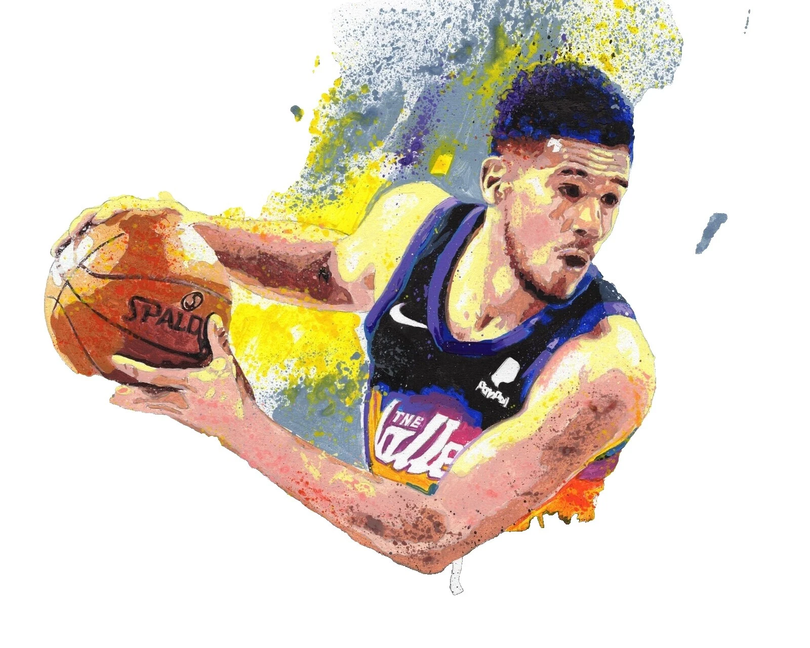 Pinturas de arte deportivo de arte pop acrílico