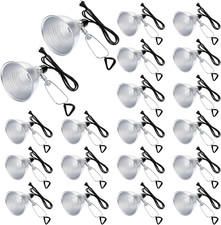 Adjustable Clamp Lamp Light with Aluminum Reflector up to 150 Watt No Bulb Incl