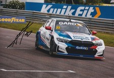 Adam Morgan Hand Signed 12x8 Photo Touring Cars Autograph BTCC