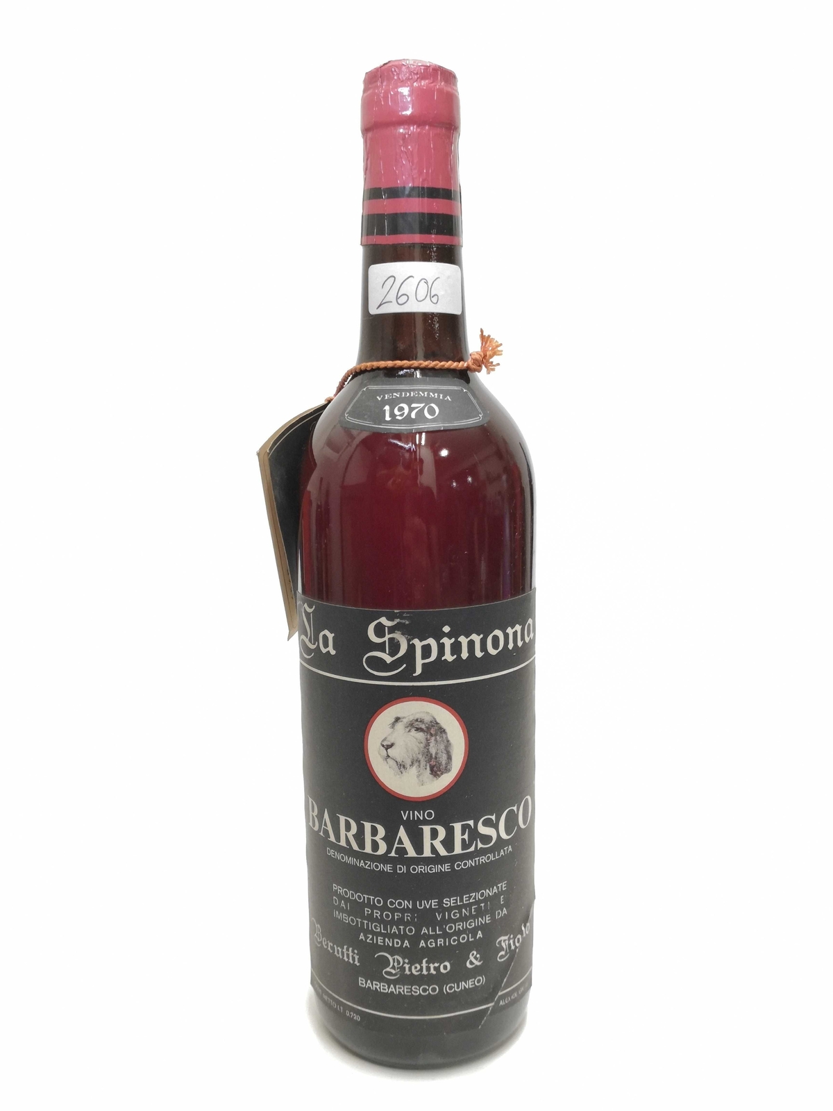 Vintage Bottle - Berutti Pietro & Figlio Barbaresco "La Spinona" 1970 0,72 lt. -