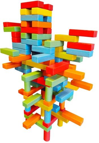 Magz wooden Bricks 45 piece magnetic building set - Picture 6 of 6
