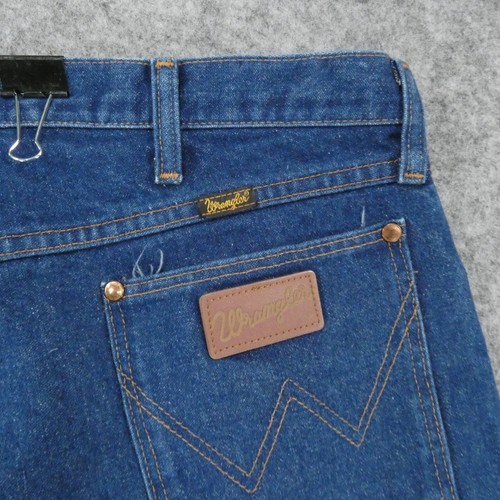 Vintage Wrangler 13MWZ Jeans Men 42x36 Cowboy Cut Blue Western Rodeo Cowboy USA - Picture 17 of 17