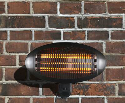 HEATSURE Patio Heater Garden Outdoor Quartz 2KW Electric Wall