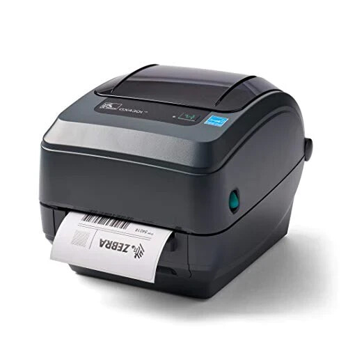 Zebra GX430T D/T & T/T 300dpi Label Printer GX43-102521-000 USB Par Ser & Peeler