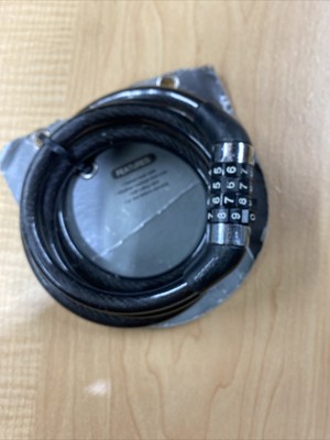 Mammoth Bike Lock 4 Digit resettable Combination cable new damaged packaging